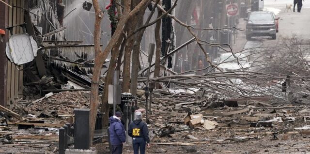 Christmas Day Explosion as Bomb detonates in Downtown Nashville