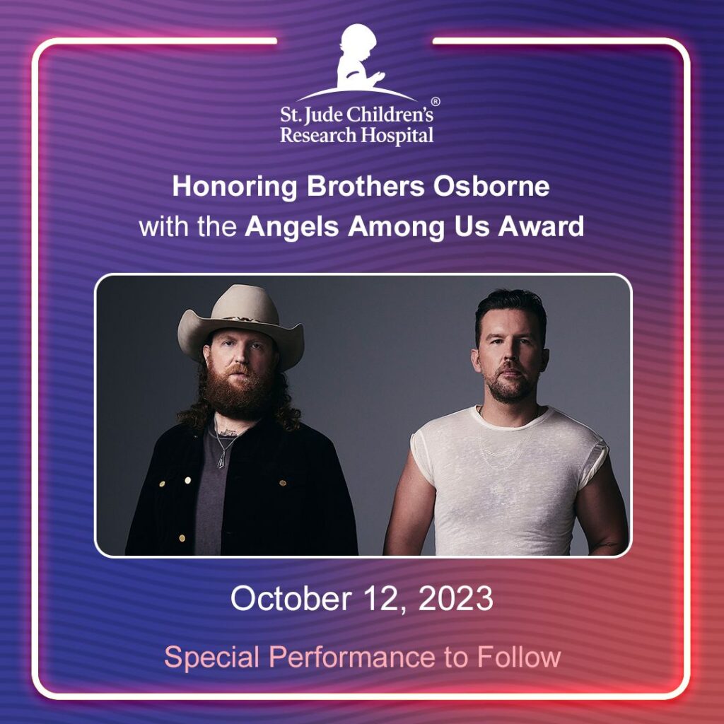 Brothers Osborne to Receive 2023 Angels Among Us Award at Annual Country Cares Seminar