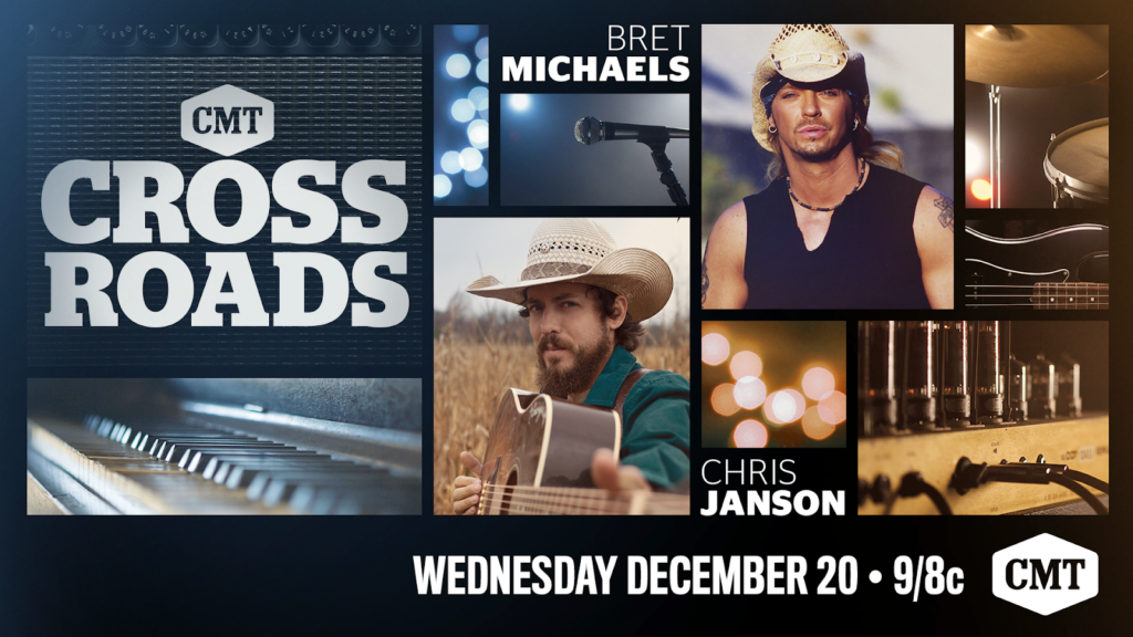 “CMT Crossroads Bret Michaels & Chris Janson” to premiere Wednesday, December 20th at 9p8c