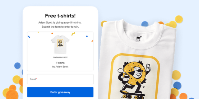 Promotional giveaways - give custom and unique items to fans using Sticker Mule