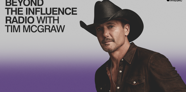 Tim McGraw Debuts Apple Music Country show 'Beyond The Influence Radio