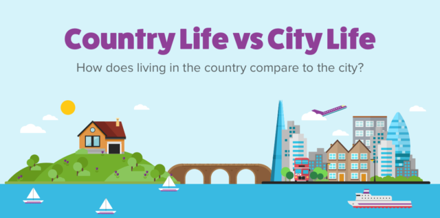 Country life vs city life