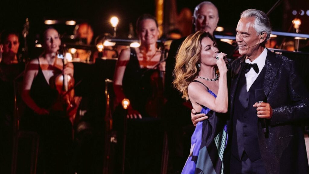 Watch Now: Shania Twain Duets with Andrea Bocelli